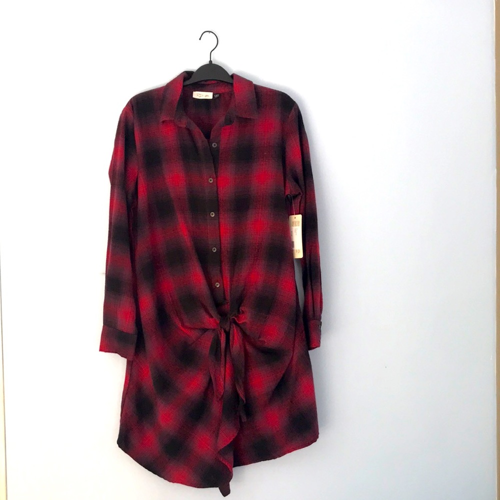 Plaid RD style dress size L